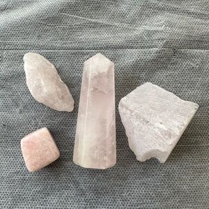 Rose Quartz Crystals bundle